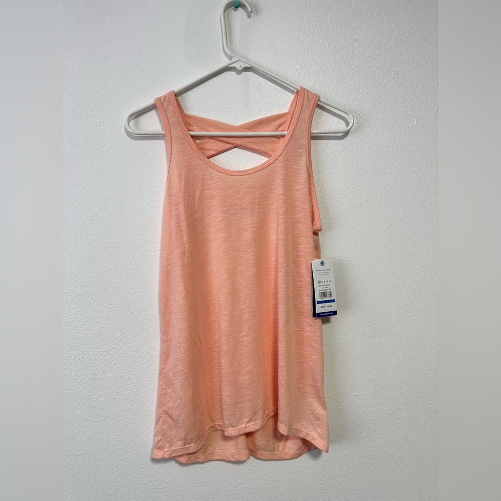 Gaiam Peach Sleeveless Women's Top